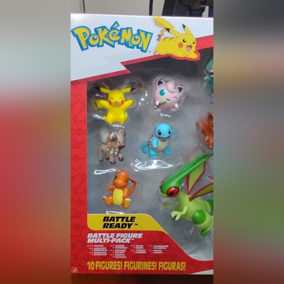 Pokemon Battle Ready  Battle Figure Multi-Pack 10 Figures Flygon, Pikachu - Picture 8 of 16